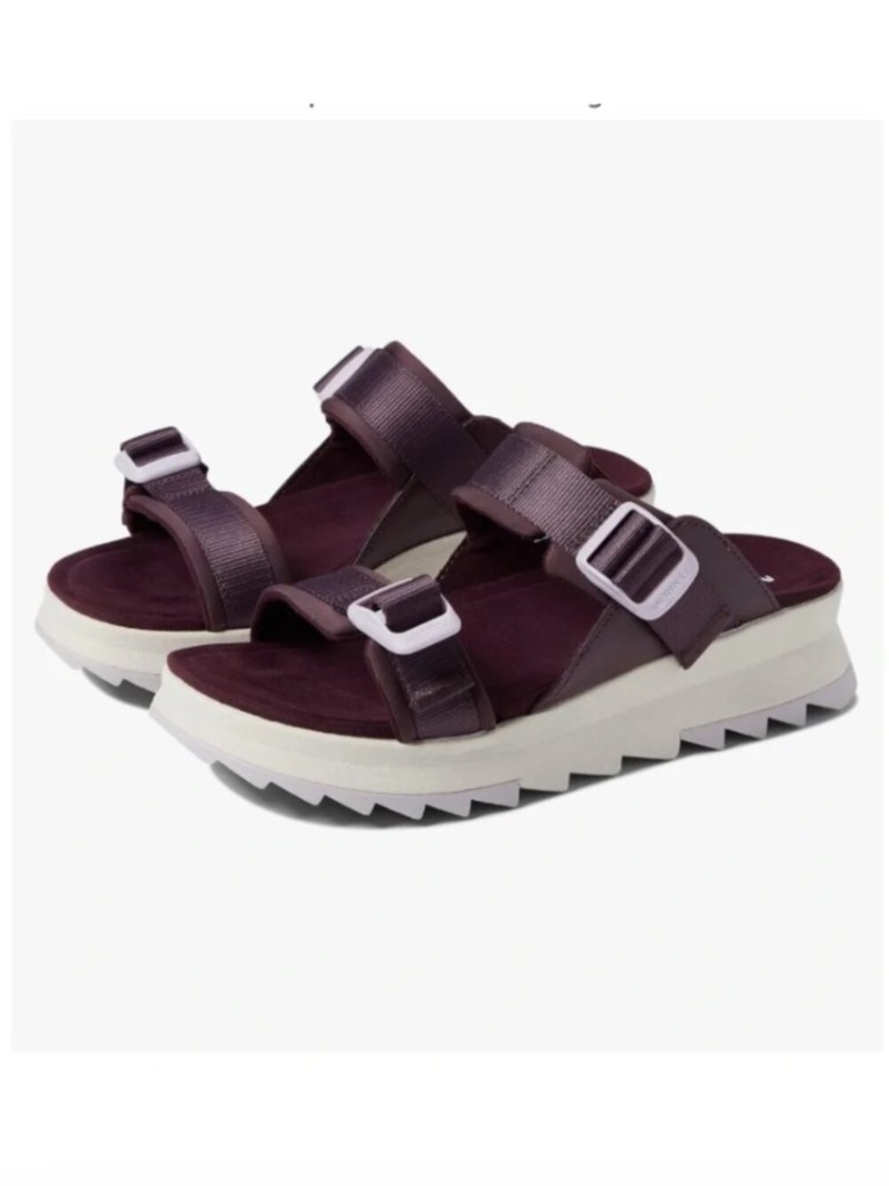 Merrell Women's Alpine Cush Slide Wedge Chunky Sandal Purple